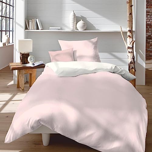 fleuresse Halbleinen Wendebettwäsche Provence W Verviers pink-Creme, 1 Bettbezug 200 x 220 cm + 2 Kissenbezüge 80 x 80 cm fleuresse Halbleinen Wendebettwäsche Provence W Verviers pink-Creme, 1 Bettbezug 200 x 220 cm + 2 Kissenbezüge 80 x 80 cm von fleuresse