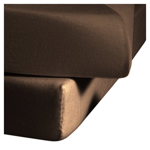 fleuresse Jenny C klassisches Jersey-Spannlaken, 100% Baumwolle, mit praktischem Rundumgummi, Fb. Zartbitter, Größe 200 x 200 cm, auch passend für 180/190 x 200 fleuresse Jenny C klassisches Jersey-Spannlaken, 100% Baumwolle, mit praktischem Rundumgummi, Fb. Zartbitter, Größe 200 x 200 cm, auch passend für 180/190 x 200 von fleuresse