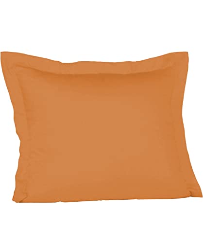 Fleuresse Colours Kissenbezug, Mako Satin, orange, 35 x 40 cm von fleuresse