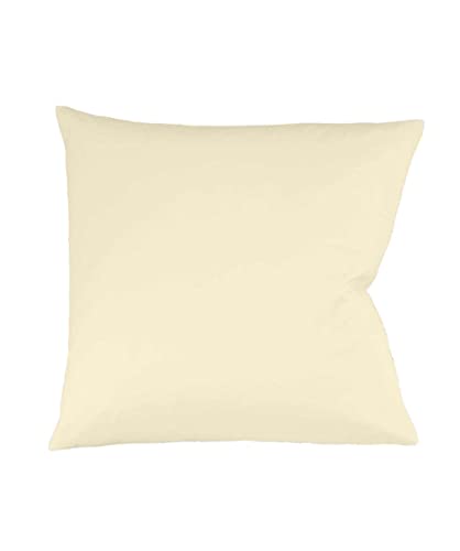 Fleuresse Colours Kissenbezug, Mako Satin, Vanille, 80 x 80 cm Fleuresse Colours Kissenbezug, Mako Satin, Vanille, 80 x 80 cm von fleuresse