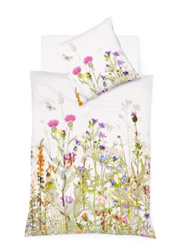 fleuresse Mako-Satin Bettwäsche 155x220 Blumenwiese Gräser 114365-09 fleuresse Mako-Satin Bettwäsche 155x220 Blumenwiese Gräser 114365-09 von fleuresse