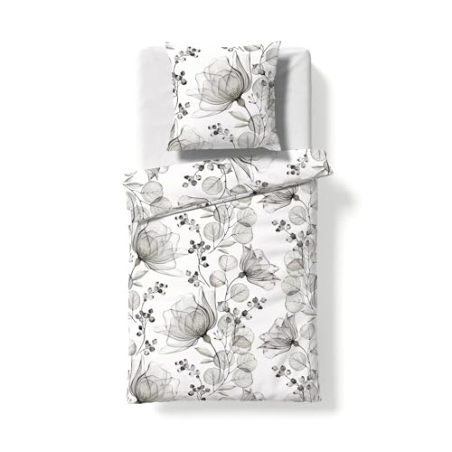 fleuresse Mako-Satin Bettwäsche Bed Art S Nottingham Silber 1 Bettbezug 155 x 220 cm + 1 Kissenbezug 80 x 80 cm fleuresse Mako-Satin Bettwäsche Bed Art S Nottingham Silber 1 Bettbezug 155 x 220 cm + 1 Kissenbezug 80 x 80 cm von fleuresse
