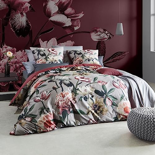 fleuresse Mako-Satin Bettwäsche Bed Art S Stockport rosa 1 Bettbezug 155 x 220 cm + 1 Kissenbezug 80 x 80 cm von fleuresse