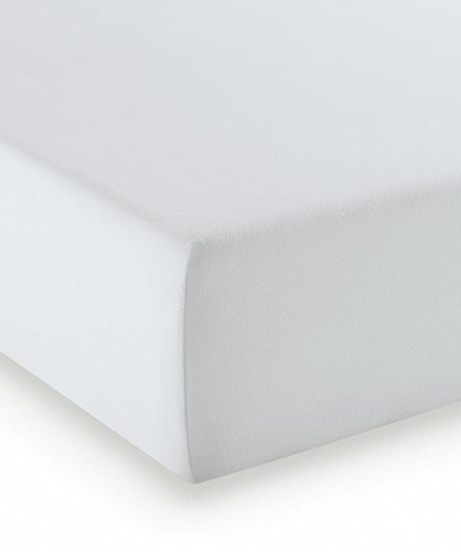 fleuresse Premium Jersey-Elasthan Spannbettlaken - alle Größen und viele Farben - Comfort 200x200 cm Silber von fleuresse