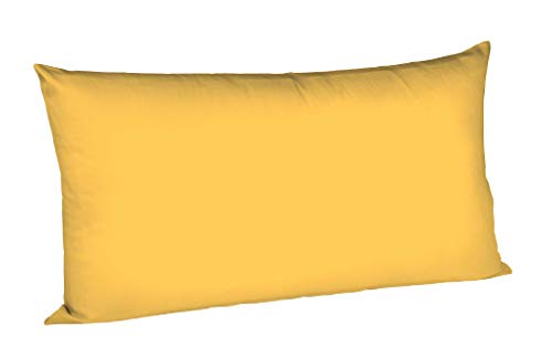 fleuresse 9200 Colours Interlock Jersey Kissenbezug aus 100% Baumwolle, Oekotex Standard 100, 40 x 80 cm, Sonnengelb fleuresse 9200 Colours Interlock Jersey Kissenbezug aus 100% Baumwolle, Oekotex Standard 100, 40 x 80 cm, Sonnengelb von fleuresse