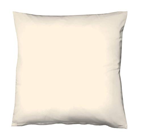 fleuresse 9200 Colours Interlock Jersey Kissenbezug aus 100% Baumwolle, Oekotex Standard 100, 80 x 80 cm, Creme fleuresse 9200 Colours Interlock Jersey Kissenbezug aus 100% Baumwolle, Oekotex Standard 100, 80 x 80 cm, Creme von fleuresse