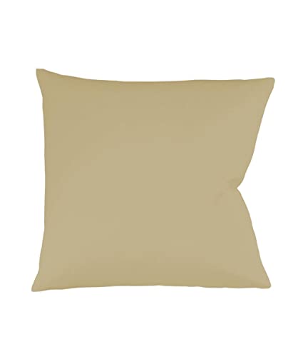 fleuresse Uni Colours, Satin, Beige, 50 x 50 von fleuresse