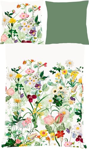 Fleuresse Wendebettwäsche Tencel™ Lyocell bunt Größe 1x 135x200 cm + 1x 80x80 cm von fleuresse