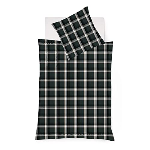 fleuresse gewebte Edelflanell Bettwäsche Lech Bomaderry schwarz-weiß 1 Bettbezug 200 x 200 cm + 2 Kissenbezüge 80 x 80 cm fleuresse gewebte Edelflanell Bettwäsche Lech Bomaderry schwarz-weiß 1 Bettbezug 200 x 200 cm + 2 Kissenbezüge 80 x 80 cm von fleuresse