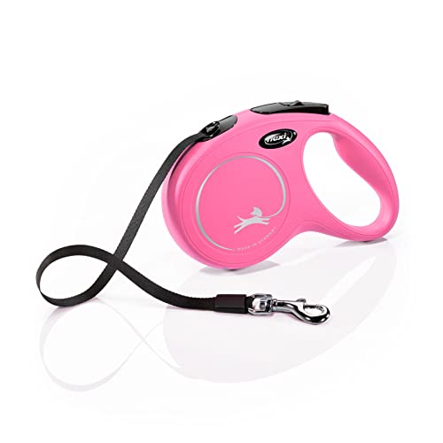 flexi New Classic M Gurt 5 m pink für Hunde bis 25 kg von flexi