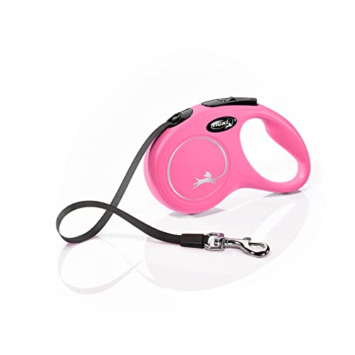 flexi New Classic S Gurt 5 m pink für Hunde bis 15 kg von flexi