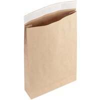 flexiPAK classic Fixverschluss Faltentaschen ca. DIN B4 braun von flexiPAK