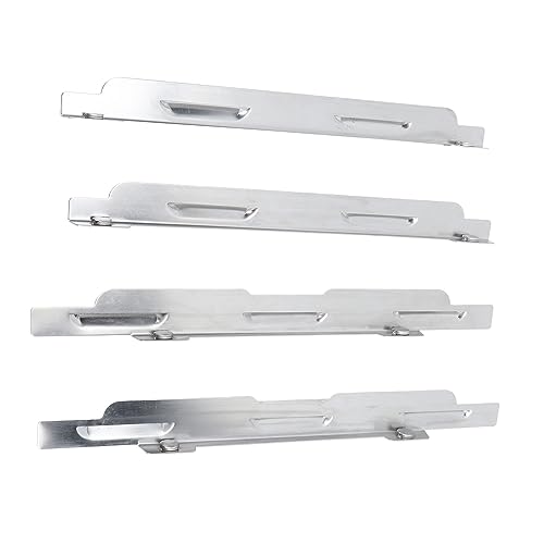 FLEXMAN 4PCS Verbessert Windschutzwächter, Edelstahl Windschutzwächter für Grillzubehör, Windbildschirm Wärme Flachendrückendrücktewind von flexman