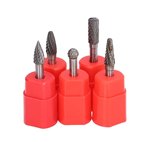 FLEXMAN 5Pcs Schleifgräber, 6X8 mm Unterschiedliche Größen Wolfram Stahl Rotatable Grind Burr, Burr Dateien Rotierende Schleifmahls für Holz, Metall, Plastikpolieren Rotieren FLEXMAN 5Pcs Schleifgräber, 6X8 mm Unterschiedliche Größen Wolfram Stahl Rotatable Grind Burr, Burr Dateien Rotierende Schleifmahls für Holz, Metall, Plastikpolieren Rotieren von flexman