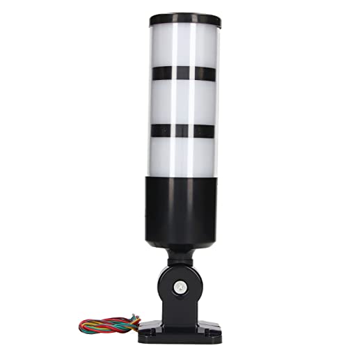 FLEXMAN DC 12–24 V LED Signalsäulen Stapelleuchten, 3 Lagige Faltbare Warnleuchte mit Summer, Universelle Rot Gelb Grüne 3 Farbig Blinkende Industrielle Signalwarnleuchten von flexman