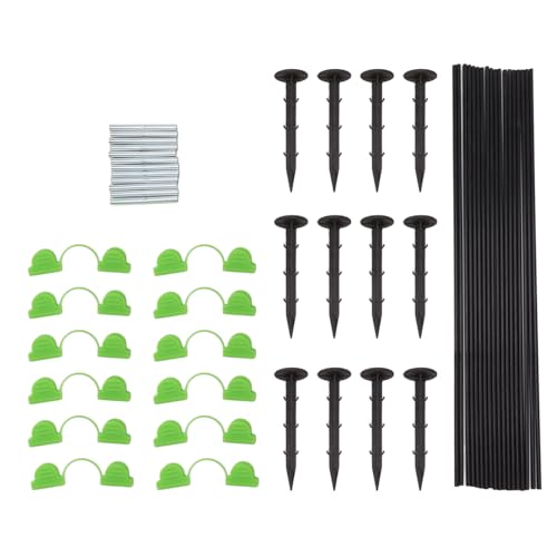 FLEXMAN Garden Stakes Set, Gewächshaus Glasfaser Stangenset 18 Glasfaserstangen 12 Verbindungsrohre 12 Clips 12 Gartenstöcke für Gewächshausgarten Erhöhtes Bett Tunnel Wachsen FLEXMAN Garden Stakes Set, Gewächshaus Glasfaser Stangenset 18 Glasfaserstangen 12 Verbindungsrohre 12 Clips 12 Gartenstöcke für Gewächshausgarten Erhöhtes Bett Tunnel Wachsen von flexman