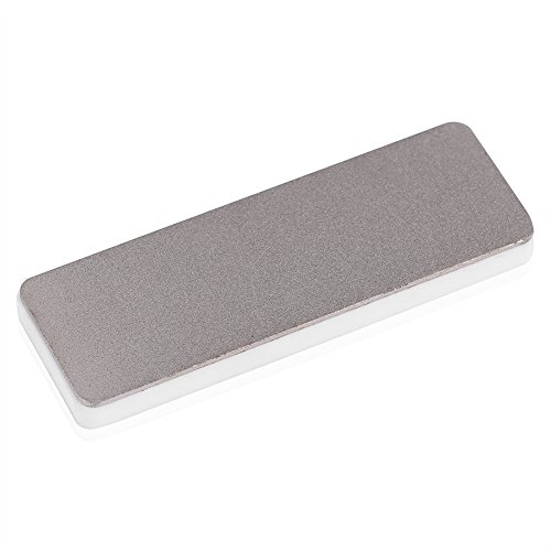 FLEXMAN Mini Taschenmesser Schärfer, 75 X 25 X 6 mm Tragbarer Doppelseitiger Schärfstein, Whetstone Messerschärfer, Messerschärferstein für Küche von flexman