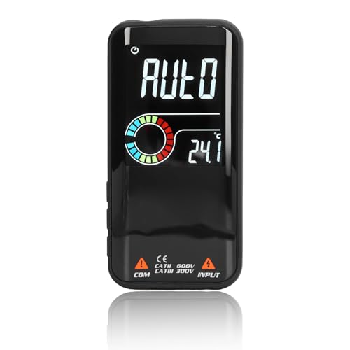 FLEXMAN S11 Wiederaufladbares Smart Digitales Multimeter, 9999 Ziffern LCD Anzeige, Tragbarer Auto Modus Multifunktionsanalysator für Kapazitätstest, Diodentest, Durchgangstes von flexman