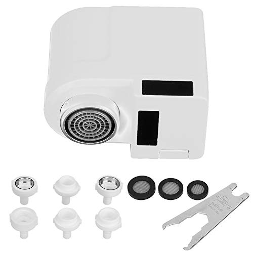 FLEXMAN Wasserhahn Wasserfilter, Induktions Wasserhahn Düsensprudler, Intelligenter Automatischer Wasserhahnfilter mit 6 Adaptern, Wasserspargerät für die DIY Installation von flexman