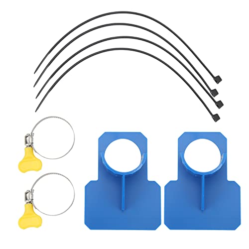 flexman 2Pcs Schwimmbadrohrhalter, 1,5 Zoll Rundlochdurchmesser Wasserschlauchfixierhalterungshalterungshalterungshalterungspool Zubehör mit 2 Schlauchklemmen flexman 2Pcs Schwimmbadrohrhalter, 1,5 Zoll Rundlochdurchmesser Wasserschlauchfixierhalterungshalterungshalterungshalterungspool Zubehör mit 2 Schlauchklemmen von flexman