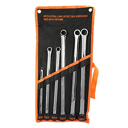 flexman 6Pcs Box Endschlüssel, 8-21mm Dodecagon Schraubenschlüssel Doppelversetztbox End Reversible Ratchet Schraubenschlüssel, 45# Stahl Doppelkopf Pentalobe Spanner Auto Reparat flexman 6Pcs Box Endschlüssel, 8-21mm Dodecagon Schraubenschlüssel Doppelversetztbox End Reversible Ratchet Schraubenschlüssel, 45# Stahl Doppelkopf Pentalobe Spanner Auto Reparat von flexman