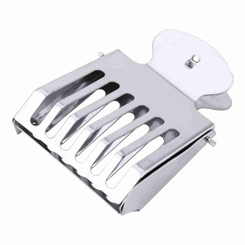 flexman Bee Catcher Clip, 5 X 1,8 X 7 cm Edelstahl Imkere Clip Queen Bienenkäfig Catcher Imker Toolausrüstung für Einfache Queenbee Markierung und Handling (1pc) von flexman