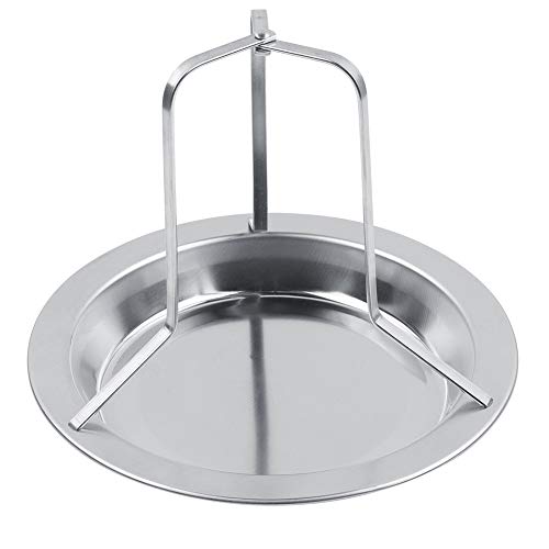 flexman Chicken Röster Rack, 19,5X19.5X17cm Edelstahl Aufrechte Brathähnchenhalter, Röster Rack Grill Grillwerkzeuge für Brathähnchen, Ente, Ente von flexman