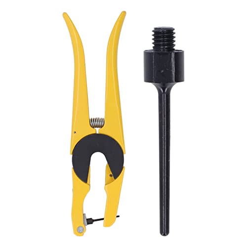 flexman Ohr Tag Zange, Wiederverwendbare Viehohr Ohr Marke Klemme 25 X 6 X 2 cm Legierungsstahl Ohr Tagger Installationstools für Rinder Schafschweine Farms Tierziegen Schafs von flexman
