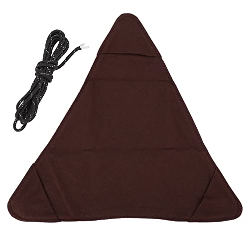 flexman Stativhocker Tuch, Faltbare Canvas Camp Stuhl Canvas Outdoor Tragbarer Camp Stuhl Canvas mit Langen Schnüren für Camping Im Freien, Angeln, Wandern, Reisen (Brown) von flexman