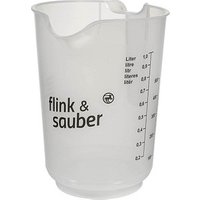 flink & sauber Messbecher glasklar von flink & sauber