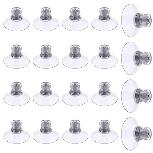 Flintronic 20 Stück Saugnapf mit Gewinde und Rändelmutter, PVC Saugnäpfe Ø30mm, Transparente Saugknöpfe ohne Bohren, Saugknopf Haken Extra Stark für Fenster, Auto, Dekoration, Küche, Aufhängung Flintronic 20 Stück Saugnapf mit Gewinde und Rändelmutter, PVC Saugnäpfe Ø30mm, Transparente Saugknöpfe ohne Bohren, Saugknopf Haken Extra Stark für Fenster, Auto, Dekoration, Küche, Aufhängung von flintronic