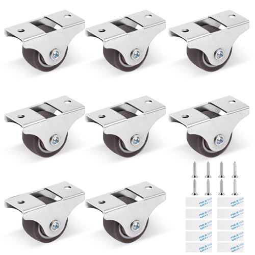 Flintronic 8 Stück Lenkrollen 25mm, Kleine Radrollen Gummi Rollen, Möbelrollen Schwerlastrollen Lenkrollen Gummirollen, Lenkrollen für innen und außen, für Möbel, Geräte & Ausrüstung, Mini-Rollen Flintronic 8 Stück Lenkrollen 25mm, Kleine Radrollen Gummi Rollen, Möbelrollen Schwerlastrollen Lenkrollen Gummirollen, Lenkrollen für innen und außen, für Möbel, Geräte & Ausrüstung, Mini-Rollen von flintronic