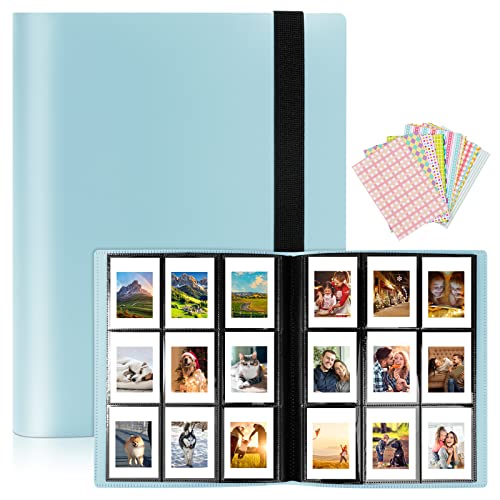 Flintronic Fotoalbum mit 468 Taschen, Kompatibel Mit Fujifilm Instax Mini Film/Kodak Zink Fotopapier/Polaroid Zink Fotopapier/HP Sprocket Fotopapier Mini 3-Zoll-Film Fotobuch aus PU-Leder von flintronic