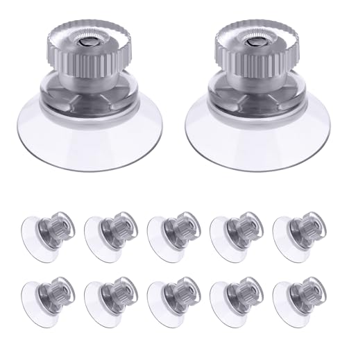 Flintronic Saugnapf mit Gewinde und Rändelmutter, 12 Stück PVC Saugnäpfe Ø25mm, Transparente Saugknöpfe ohne Bohren, Saugknopf Haken Extra Stark für Fenster, Auto, Dekoration, Aufhängung Flintronic Saugnapf mit Gewinde und Rändelmutter, 12 Stück PVC Saugnäpfe Ø25mm, Transparente Saugknöpfe ohne Bohren, Saugknopf Haken Extra Stark für Fenster, Auto, Dekoration, Aufhängung von flintronic