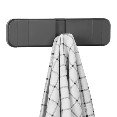 flintronic 3 Garderobenhaken, Moderne Platzsparende Garderobenleiste Umklappbaren, Wandgarderobe Grau, Wandhaken Selbstklebend & Schrauben, Hakenleiste Kleiderhaken für Jacken Schals Handtaschen flintronic 3 Garderobenhaken, Moderne Platzsparende Garderobenleiste Umklappbaren, Wandgarderobe Grau, Wandhaken Selbstklebend & Schrauben, Hakenleiste Kleiderhaken für Jacken Schals Handtaschen von flintronic