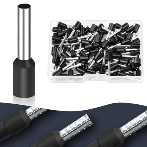 flintronic Aderendhülsen Set 0.15mm², 100 Stück Kabelschuhe Set, FlachsteckhüLsen, Quetschverbinder it IsolierhüLsen, Gabel Kabelschuhe-Adernhülsenbox, Kabel Steckverbinder für Elektriker, E1512 flintronic Aderendhülsen Set 0.15mm², 100 Stück Kabelschuhe Set, FlachsteckhüLsen, Quetschverbinder it IsolierhüLsen, Gabel Kabelschuhe-Adernhülsenbox, Kabel Steckverbinder für Elektriker, E1512 von flintronic