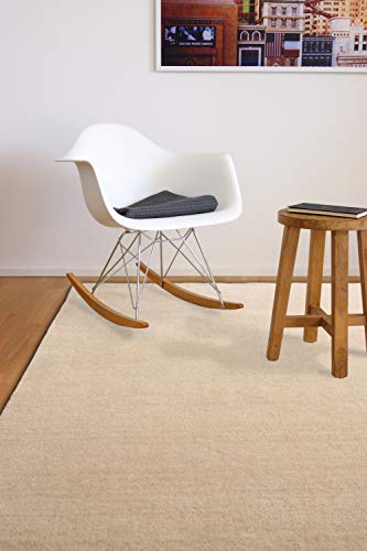 floor factory Gabbeh Teppich Karma beige 140x200 cm - handgefertigt aus 100% Schurwolle von floor factory