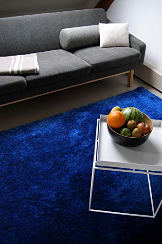 floor factory Moderner Teppich Delight blau 160x230cm - edler Designer Teppich mit flauschig weichem Flor floor factory Moderner Teppich Delight blau 160x230cm - edler Designer Teppich mit flauschig weichem Flor von floor factory