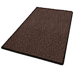 Floordirekt Shaggy-Teppich Barcelona 21691 Dunkelbraun Rechteckig 500 mm x 1000 mm von floordirekt
