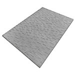 Floordirekt Teppich-Läufer Siena 24929 Silbergrau Rechteckig 1800 mm x 1000 mm von floordirekt