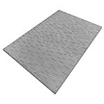 Floordirekt Teppich-Läufer Siena 24929 Silbergrau Rechteckig 1800 mm x 1500 mm von floordirekt