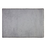 Floordirekt Teppich-Läufer Sundae 24509 Silber Quadratisch 1000 mm x 1000 mm von floordirekt