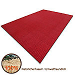 Floordirekt Teppich-Läufer Sylt 11258 Rot Rechteckig 500 mm x 2500 mm von floordirekt