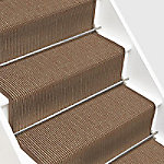 Floordirekt Treppenteppich Sylt 23062 Kork Rechteckig 800 mm x 3500 mm von floordirekt