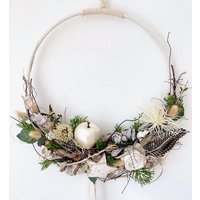 Türkranz/Fensterkranz Hoop Herbst Advent Winter Ca. 35 cm Künstlich Haltbar Handgearbeitet „Apfel" Türkranz/Fensterkranz Hoop Herbst Advent Winter Ca. 35 cm Künstlich Haltbar Handgearbeitet „Apfel" von floralkreativ