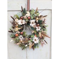 Türkranz Türkränze Wandkranz Natur Handarbeit Adventskranz Ca. 47 cm Durchmesser Türkranz Türkränze Wandkranz Natur Handarbeit Adventskranz Ca. 47 cm Durchmesser von floristikwerkstatt