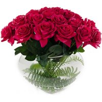 Real Touch Red Rose Arrangement Faux Blumenmittelstück Real Touch Red Rose Arrangement Faux Blumenmittelstück von flovery