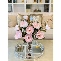 "Großes Magnolien-Mittelstück-Real Touch Magnolien-Arrangement-27 "Künstliches Blumenarrangement-Real Magnolien-Blumenarrangement." von flovery