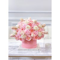 Luxus X-Large Feinste Echte Touch Blumengesteck in Box - Flovery Es Exclusive Premium Everlasting Blumen-Muttertagsgeschenk von flovery