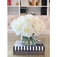 Real Touch Rose Herzstück Großes Künstliches Blumenarrangement von flovery